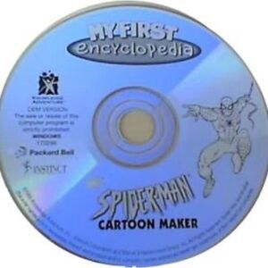 10/$25🦋 My First Encyclopedia Spiderman Cartoon Maker CD-ROM